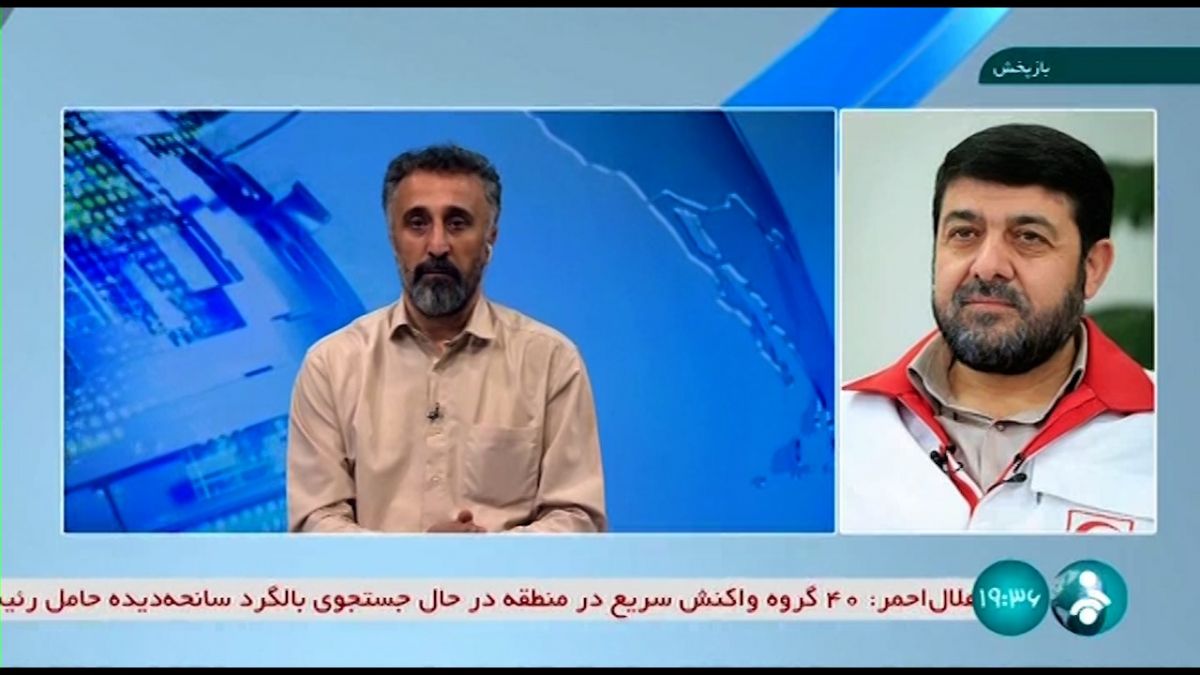 صحبت های رئیس جمعیت هلال احمر درباره عملیات جستجو برای یافتن بالگرد سانحه دیده رئیس جمهور