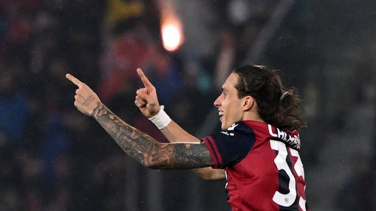 گل اول بولونیا به یوونتوس (ریکاردو کالافیوری)