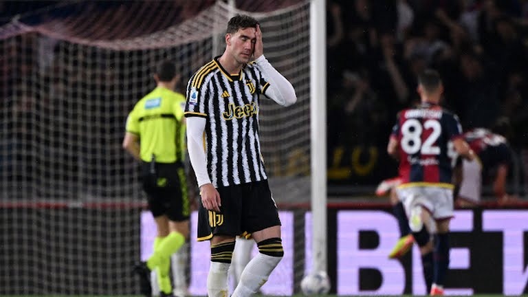 گل سوم بولونیا به یوونتوس (چیپ ریکاردو کالافیوری)