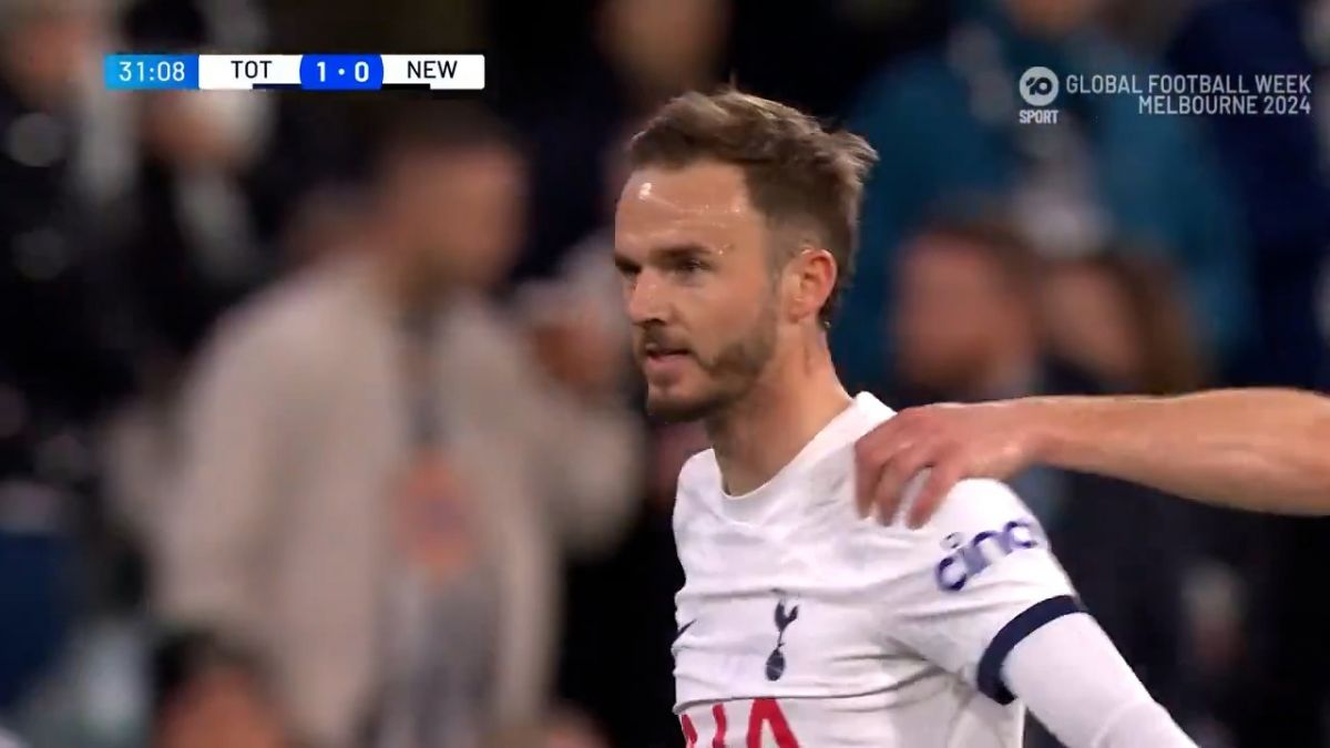 گل اول تاتنهام به نیوکاسل (مدیسون)