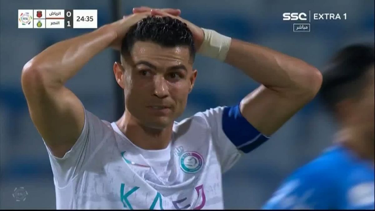 این چه وقت چیپ زدن بود آقای رونالدو؟ موقعیت سوزی باورنکردنی رونالدو مقابل الریاض