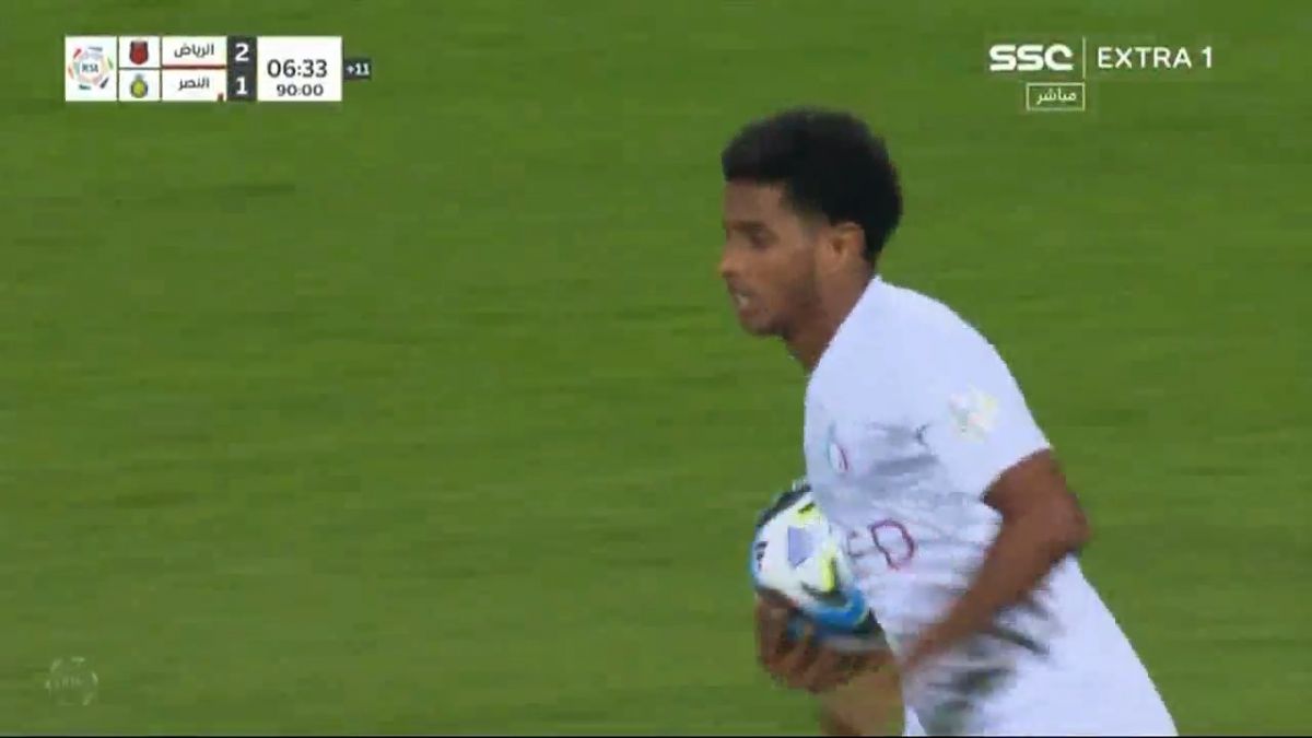گل دوم النصر به الریاض (مشاری النمر دقیقه 97)