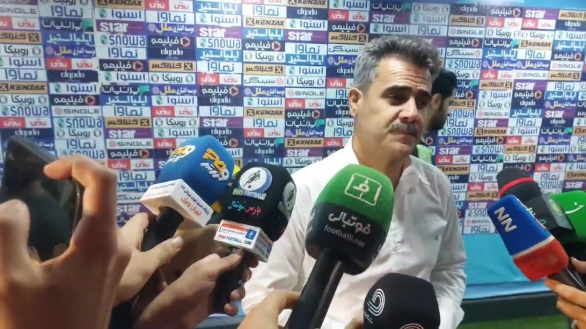 اختصاصی/ مصاحبه سیروس پورموسوی سرمربی استقلال خوزستان پس از شکست مقابل پرسپولیس