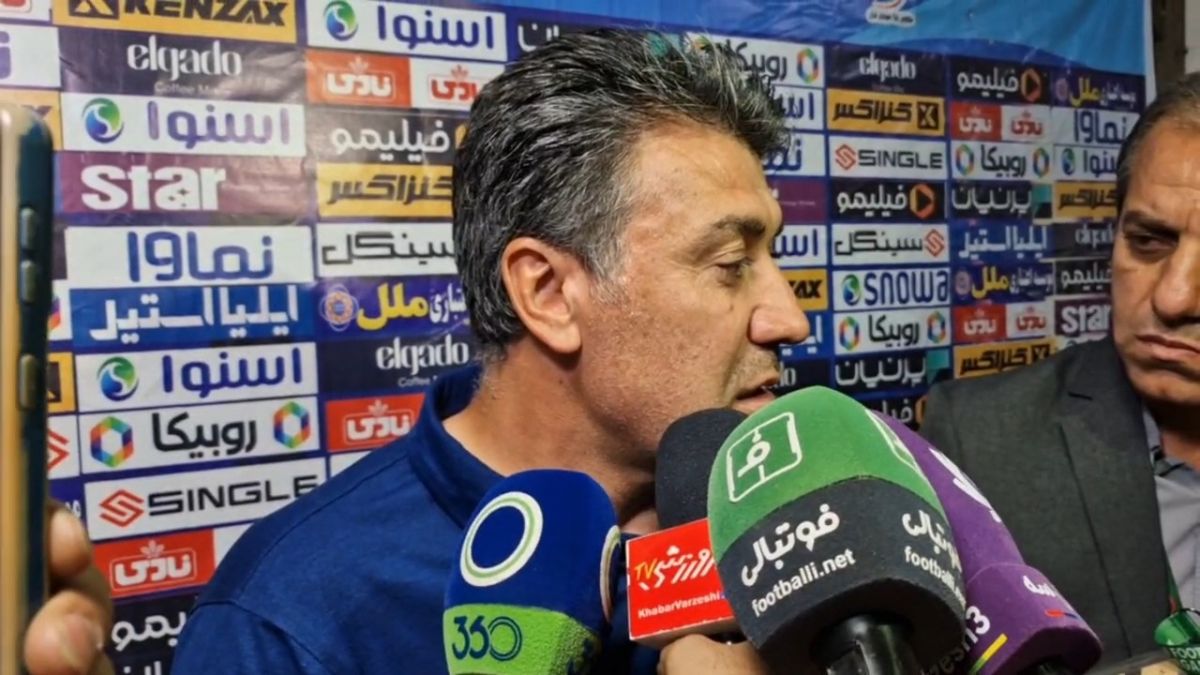 اختصاصی/ مصاحبه محمد نوازی مربی استقلال پس از تساوی مقابل نساجی