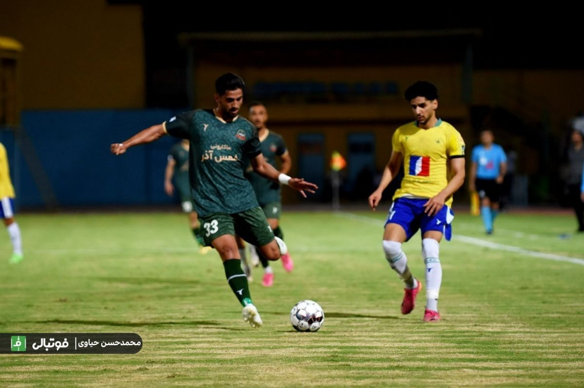 گزارش تصویری اختصاصی/ دیدار تیم های صنعت نفت آبادان و شمس آذر