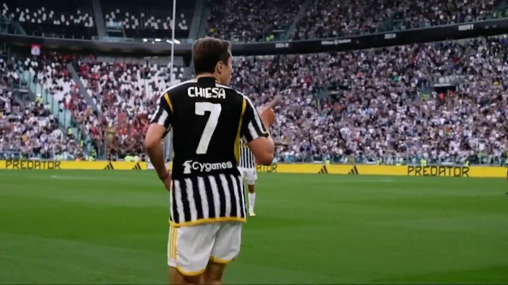 گل اول یوونتوس به مونزا (فدریکو کیه زا)