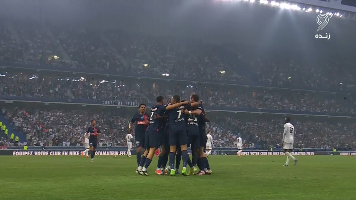 گل اول پاری سن ژرمن به لیون (عثمان دمبله)