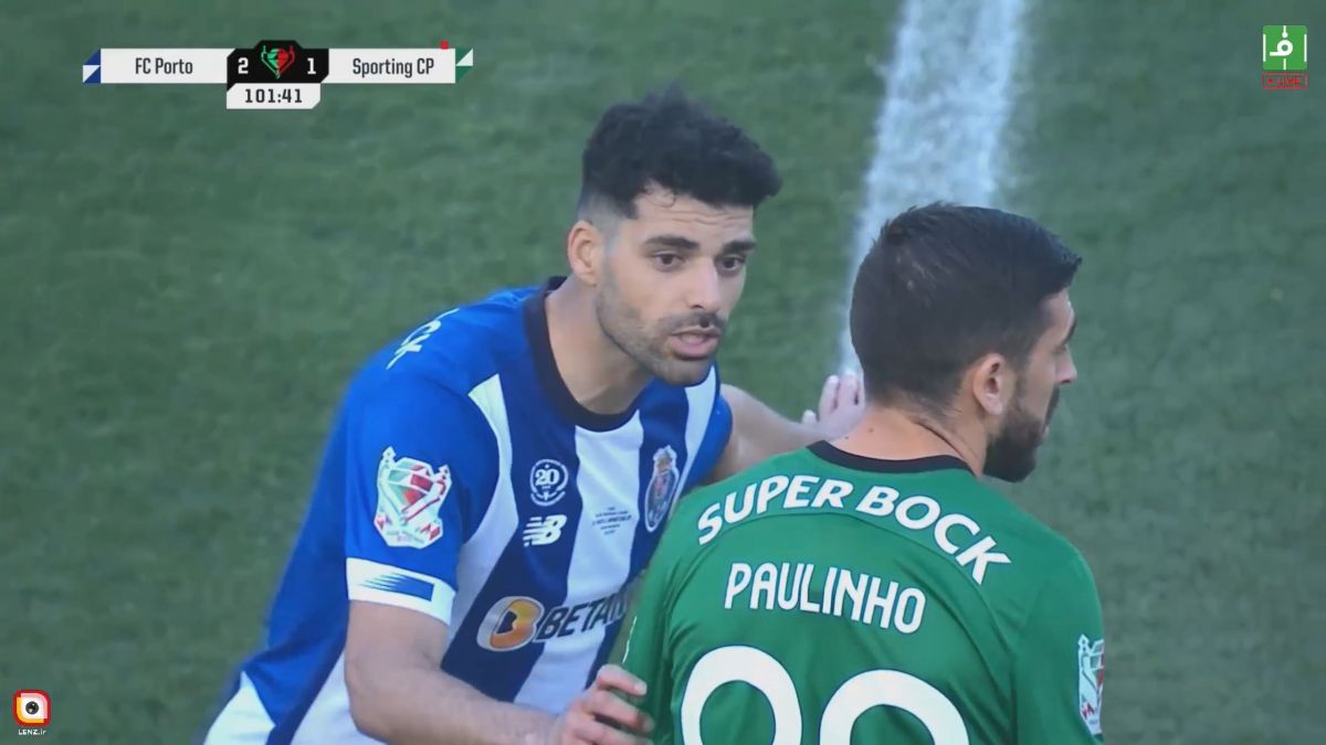 گل دوم پورتو به اسپورتینگ (طارمی - پنالتی)
