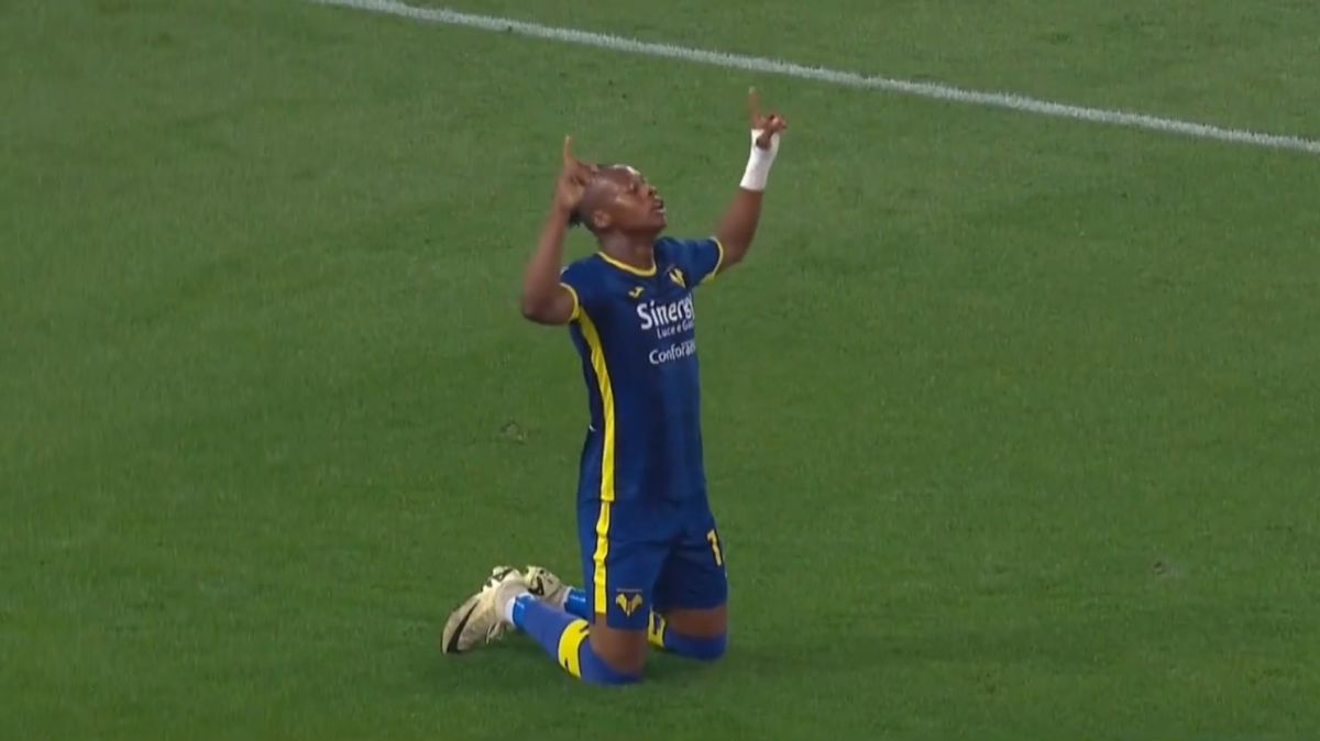 گل اول هلاس ورونا به اینتر (نوزلین)