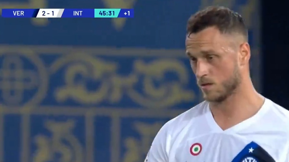 گل دوم اینتر به هلاس ورونا (دبل مارکو آرناتوویچ)