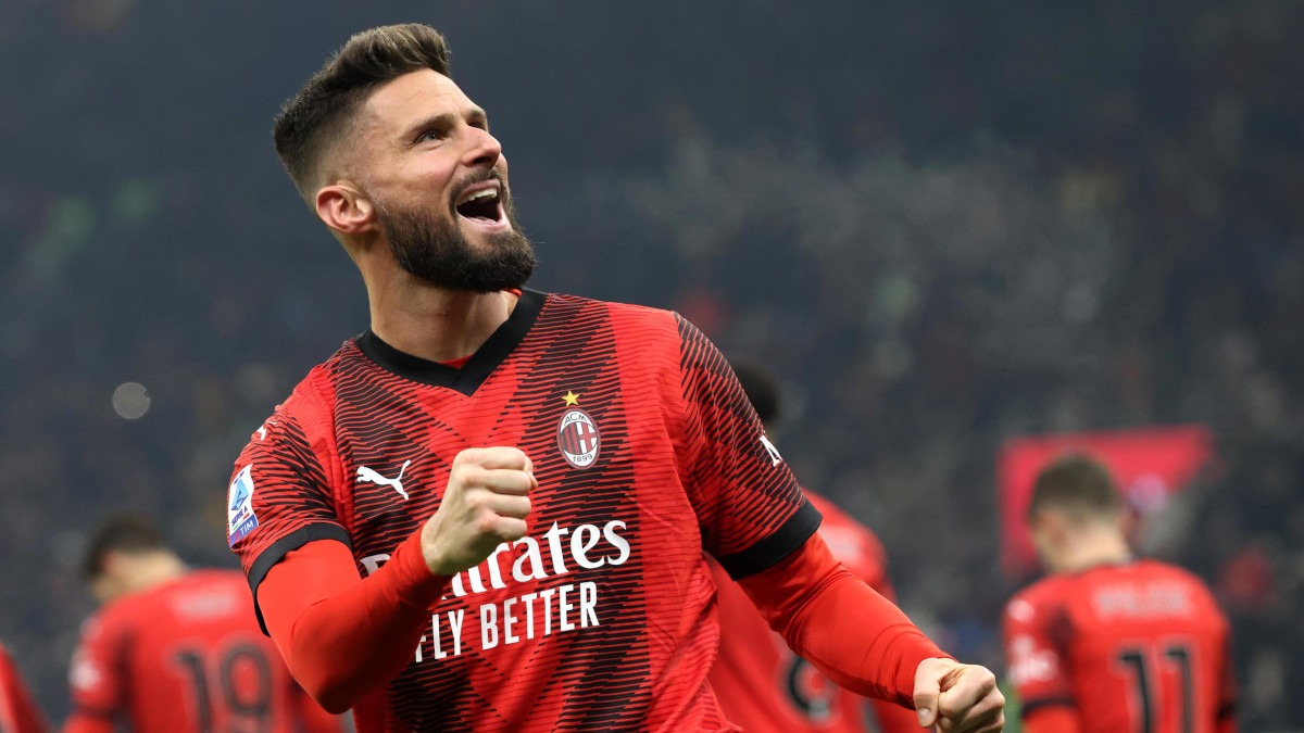 تمام گلهای الیویه ژیرو برای میلان