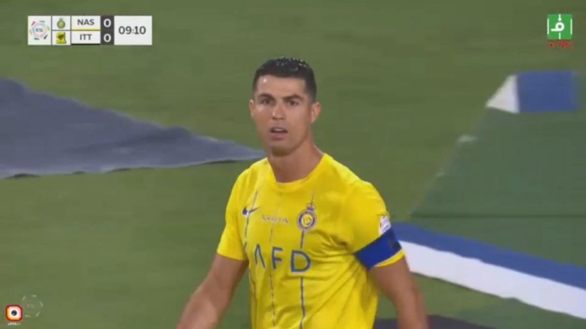 گل تماشایی رونالدو به الاتحاد آفساید اعلام شد