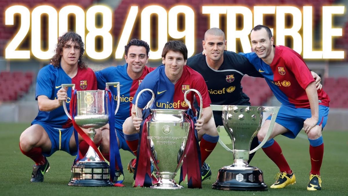 سه گانه مسی و تیم رویایی بارسلونا در فصل 2008-2009 با سرمربیگری گواردیولا