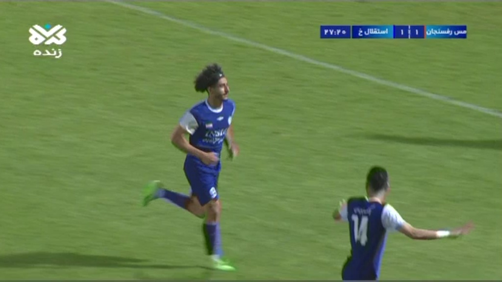 گل دوم استقلال خوزستان به مس رفسنجان (دبل آقایی پور)