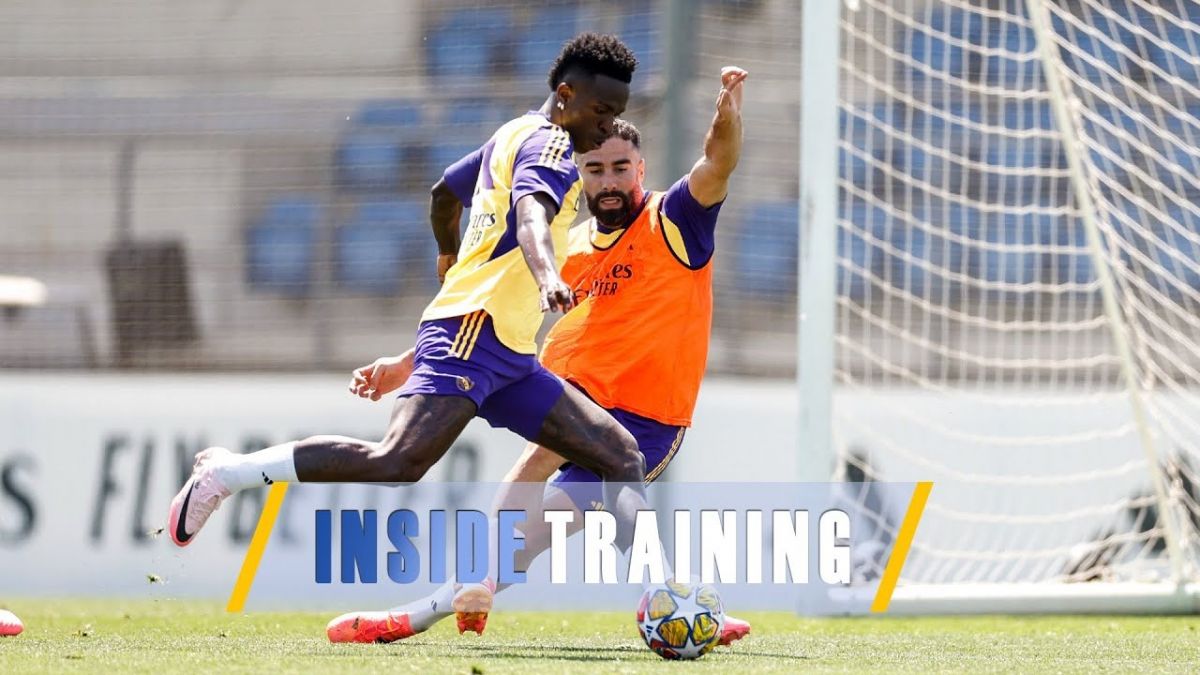 تمرین رئال مادرید برای فینال لیگ قهرمانان اروپا