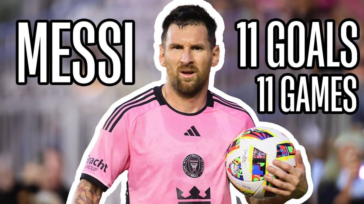 11 گل مسی در 11 بازی برای اینتر میامی در فصل 2024