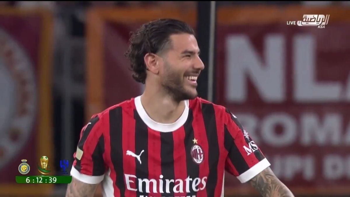 گل اول میلان به رم (سوپرگل تئو هرناندز)