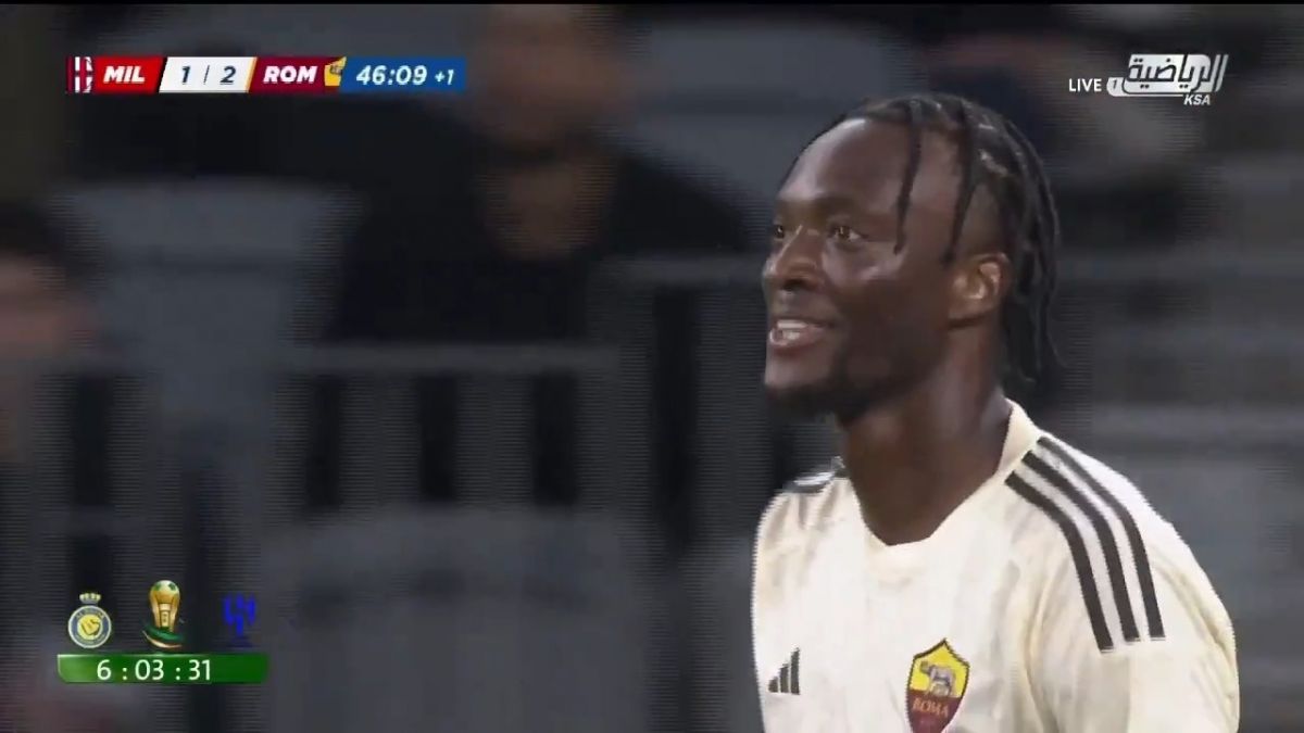 گل دوم رم به میلان (آبراهام)