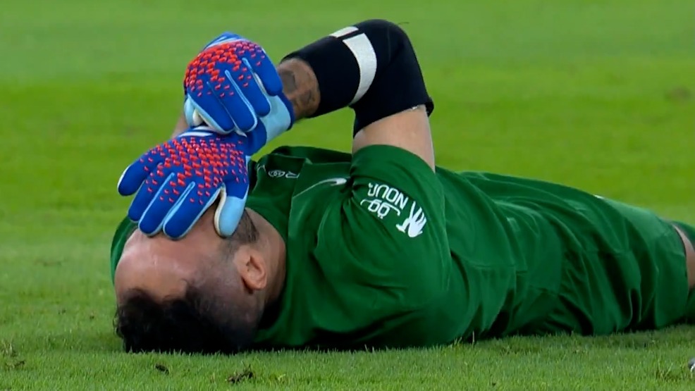 اخراج مستقیم اوسپینا دروازه بان النصر مقابل الهلال