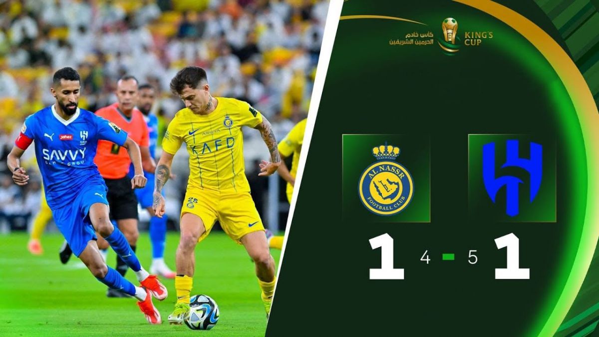 خلاصه بازی الهلال 1-1 النصر + ضربات پنالتی
