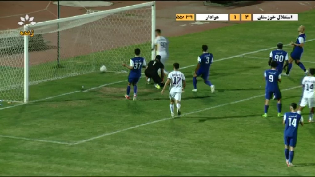 گل اول هوادار به استقلال خوزستان (اشتباه مرگبار گروسیان)