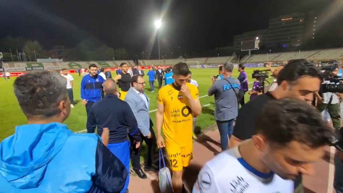 اختصاصی/ پایان بازی پیکان - استقلال؛ چهره های غمگین بازیکنان هر دو تیم