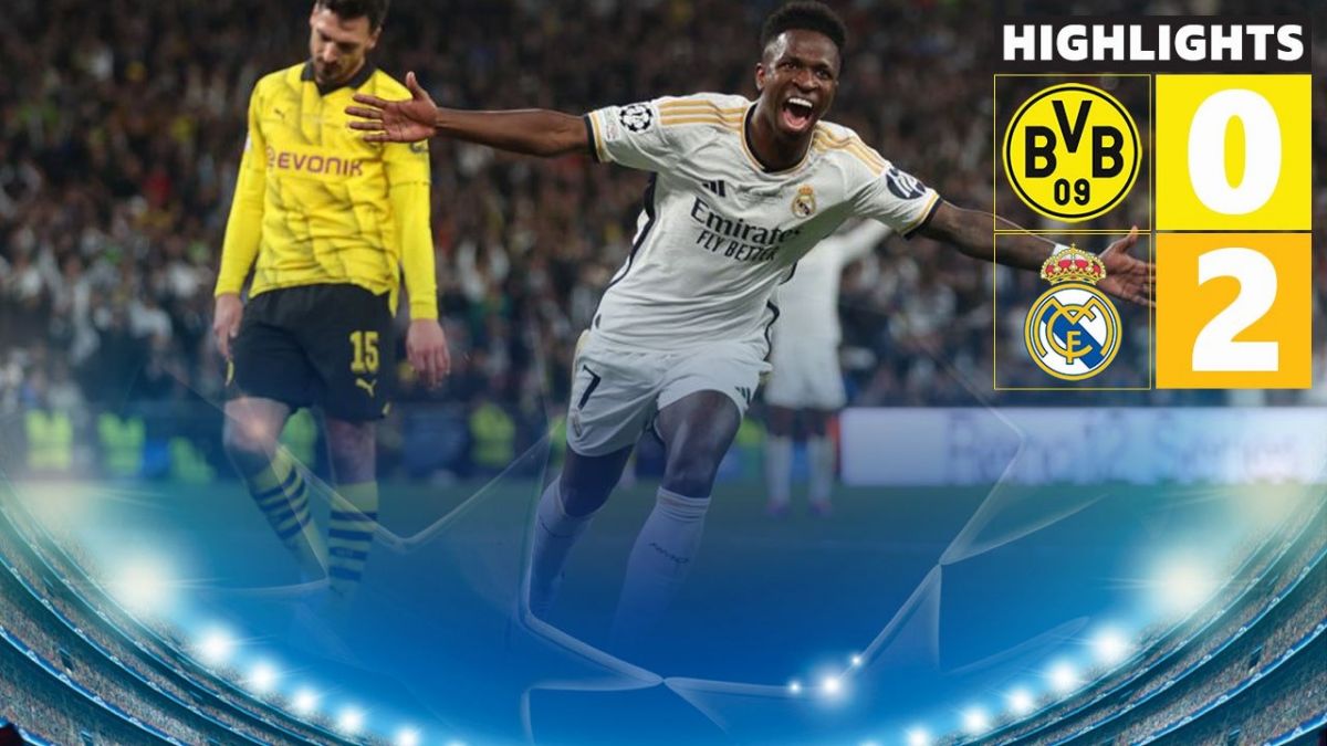 خلاصه بازی دورتموند 0-2 رئال مادرید (فینال لیگ قهرمانان اروپا 2024)