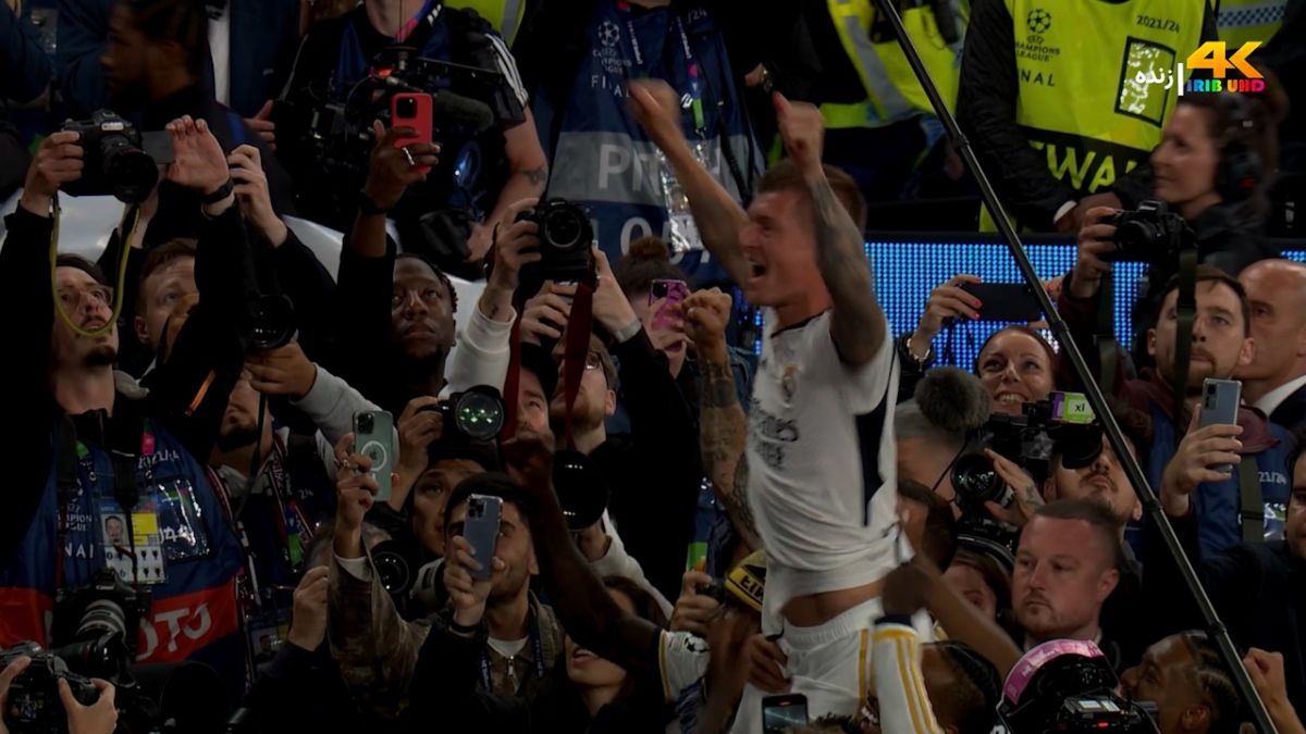 اشک و لبخندهای بعد از بازی رئال مادرید - دورتموند؛ خداحافظی با شکوه تونی کروس