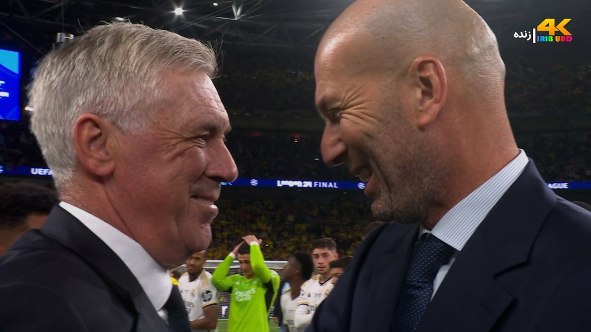 ادامه شادی رئالی ها برای قهرمانی؛ برخورد گرم زیدان با آنچلوتی