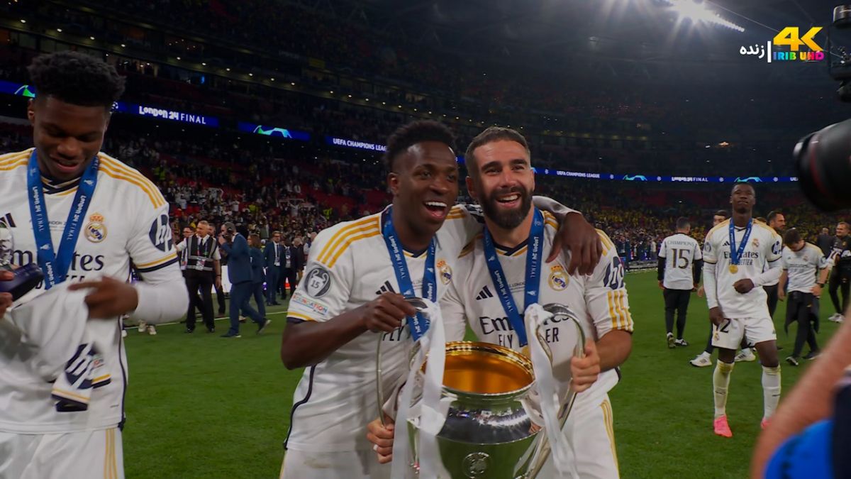 جشن قهرمانی رئال مادرید در لیگ قهرمانان اروپا