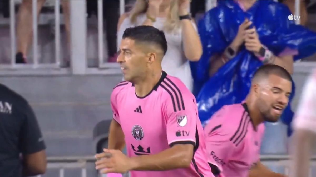 گل دوم اینتر میامی به سنت لوئیس سیتی (سوارز)