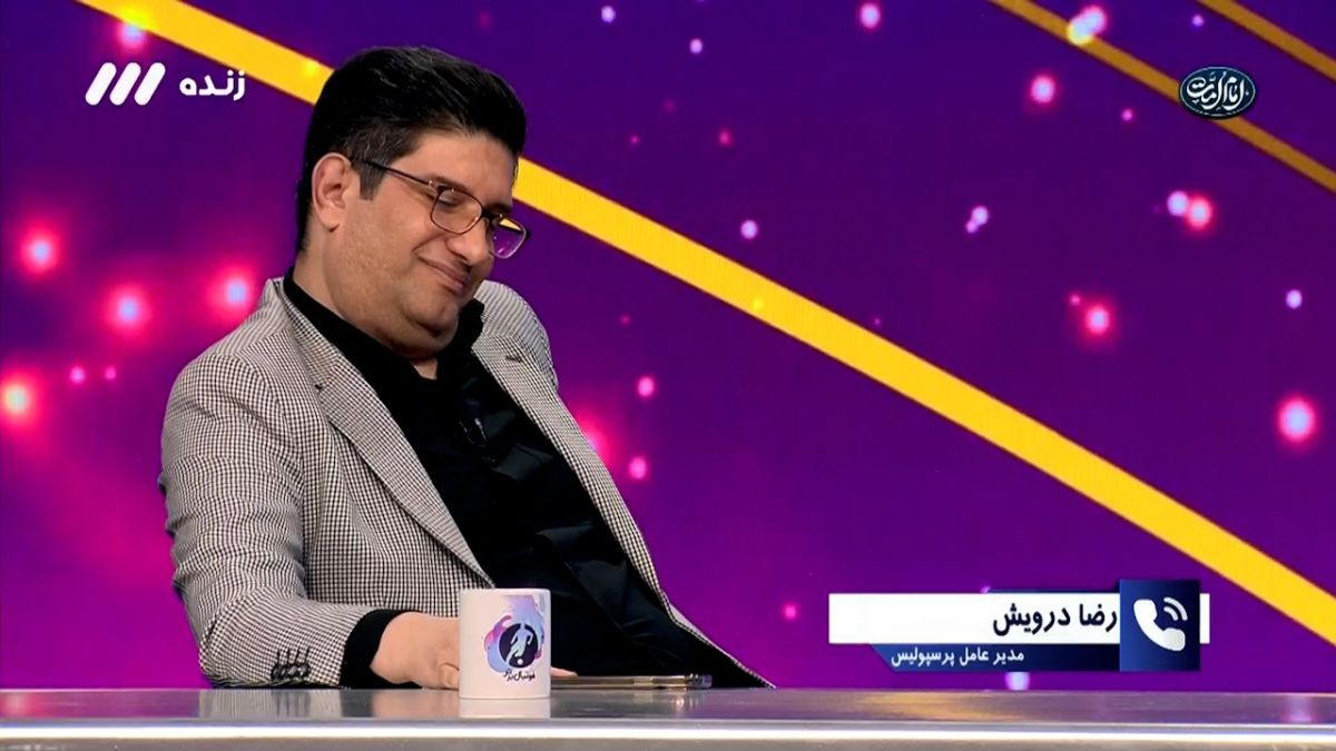 فوتبال برتر/ جمله عجیب و باورنکردنی رضا درویش خطاب به فرشید سمیعی روی آنتن زنده: وقت کردی لهجه ات را جراحی کن!