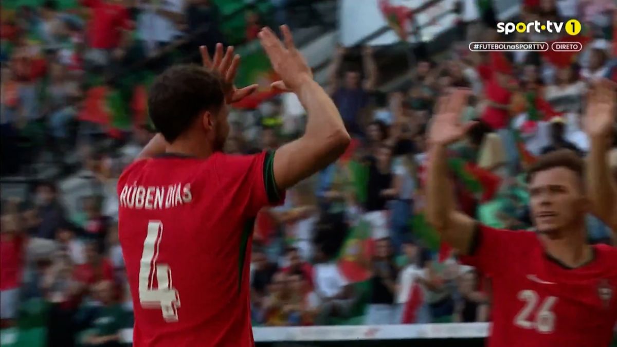 گل اول پرتغال به فنلاند (روبن دیاز)