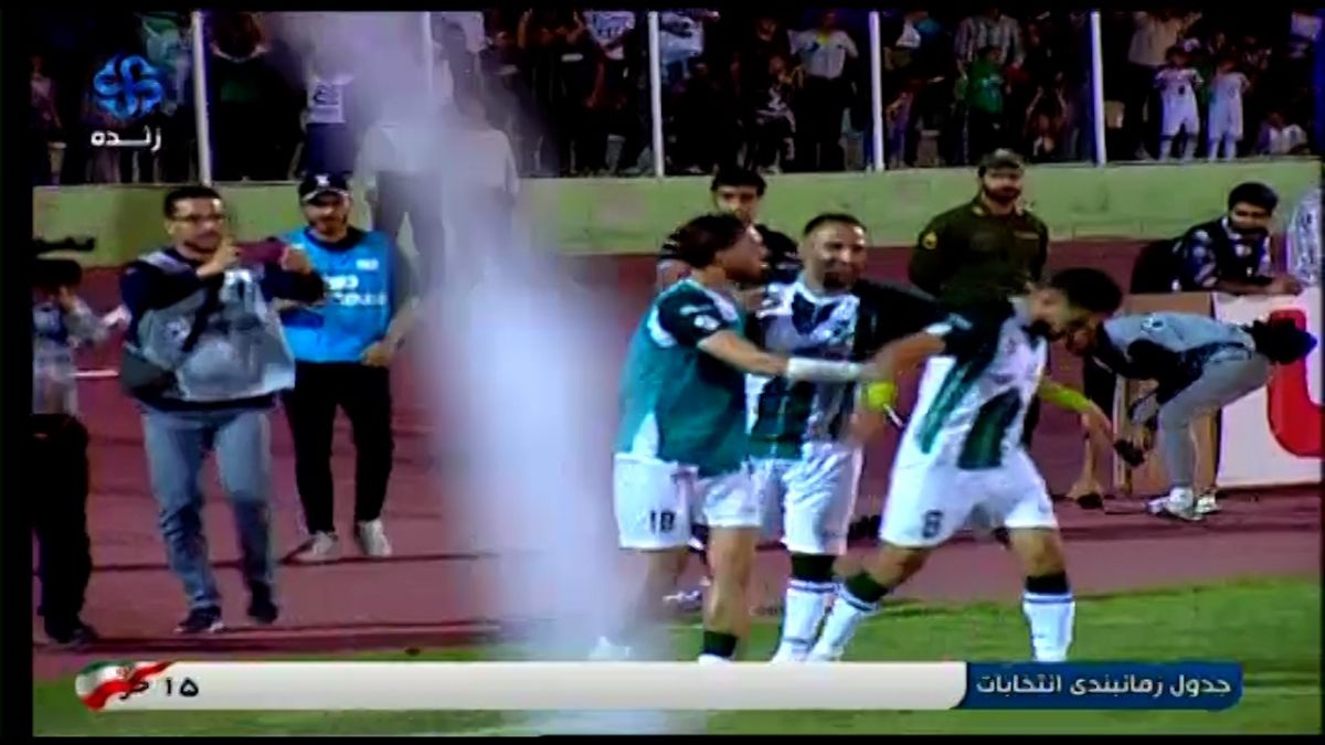 گل چهارم خیبر به آریو اسلامشهر (علیرضا دغاغله)