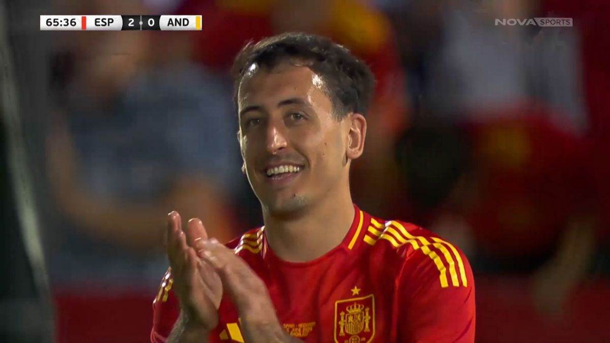 گل سوم اسپانیا به آندورا (دبل میکل اویارزابال)