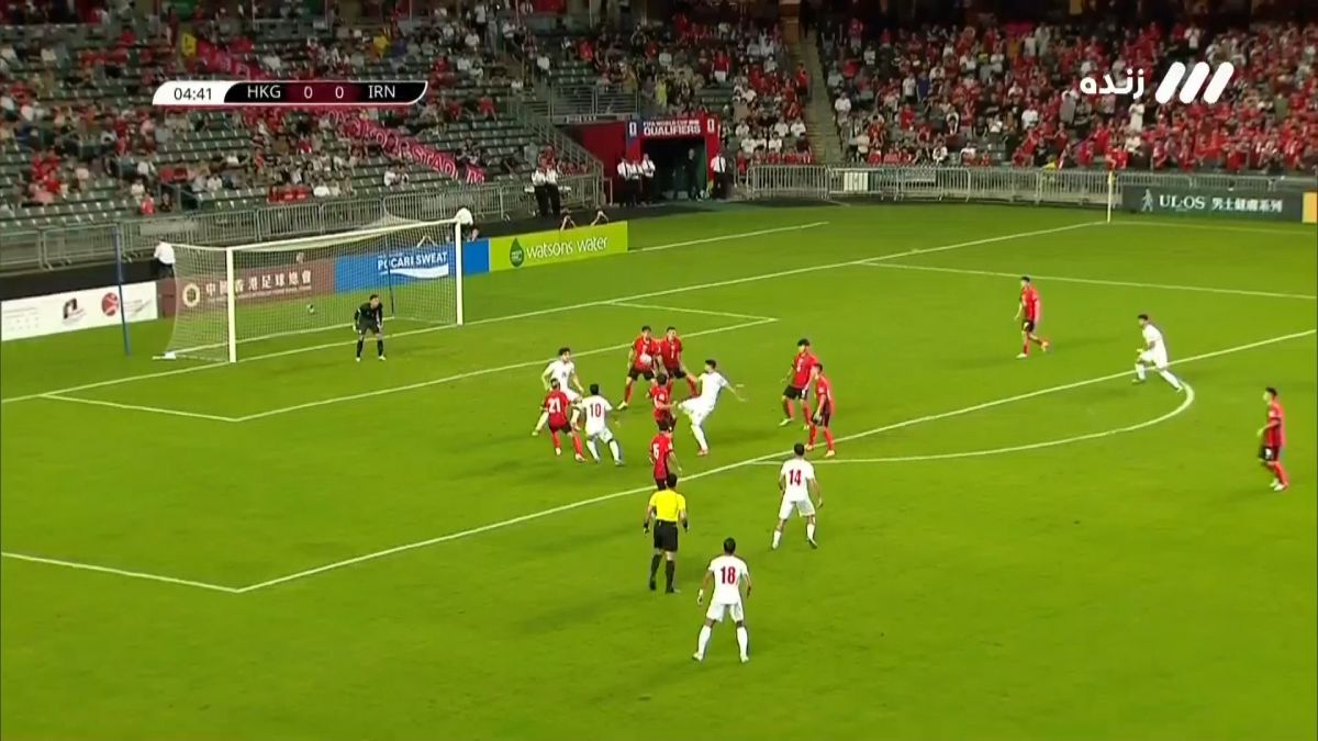 تیر دروازه و دروازه بان هنک کنگ مانع گلزنی سردار آزمون شدند