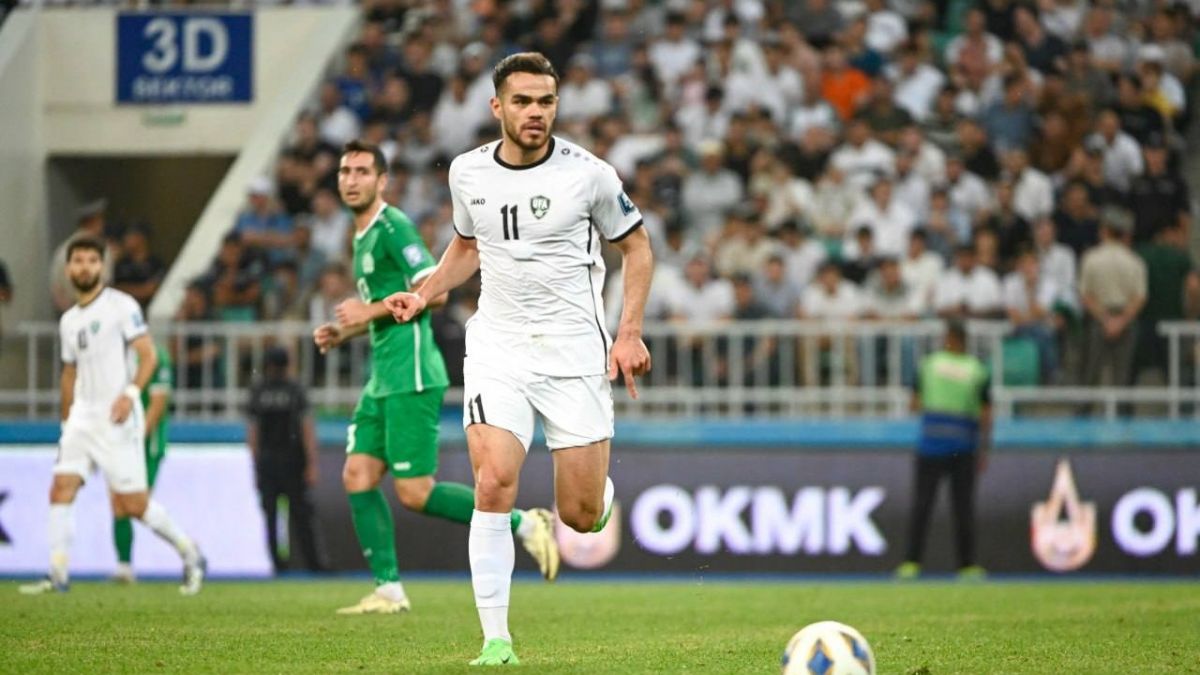 گل دوم ازبکستان به ترکمنستان (اوستون اورونوف)