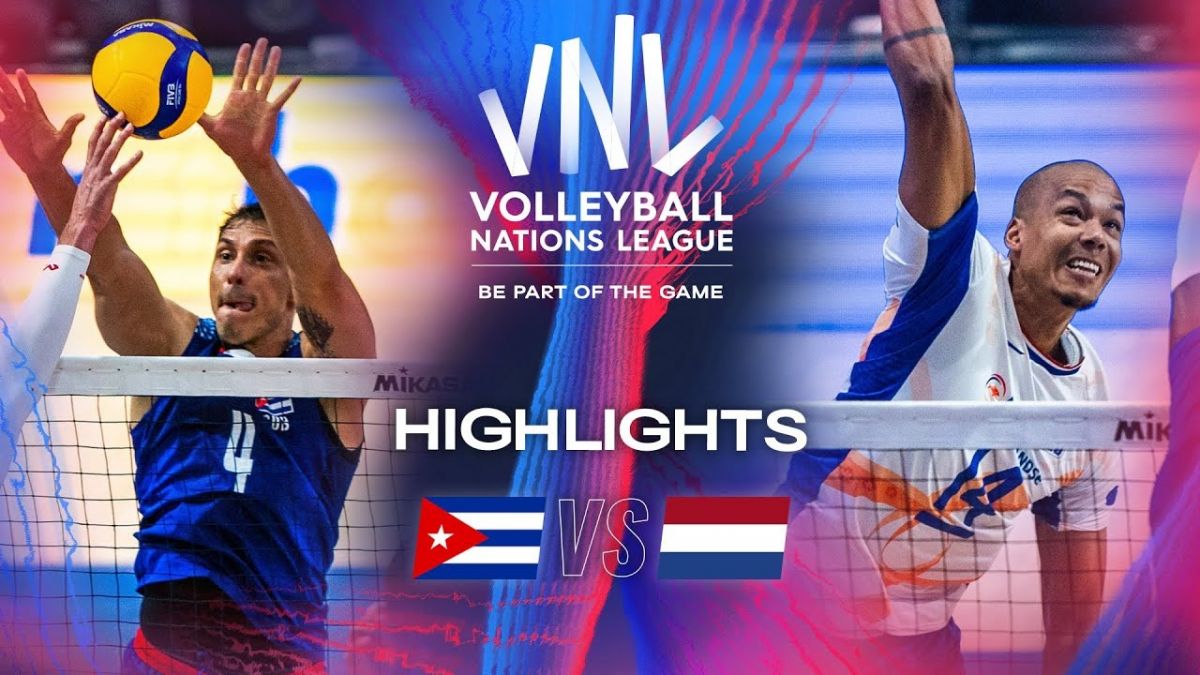 خلاصه بازی کوبا 1-3 هلند (لیگ ملت های والیبال 2024)