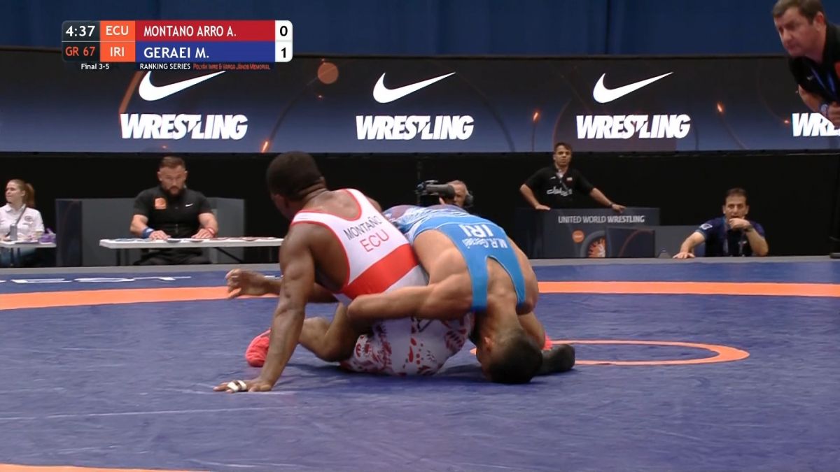 کشتی فرنگی مجارستان/ کسب مدال برنز توسط محمدرضا گرایی با برتری مقابل حریف اکوادوری