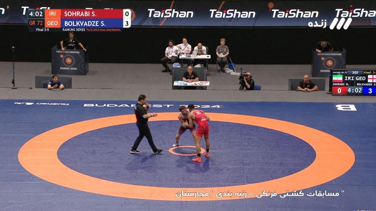کشتی فرنگی مجارستان/ کسب مدال برنز توسط دانیال سهرابی با برتری مقابل حریف گرجستان