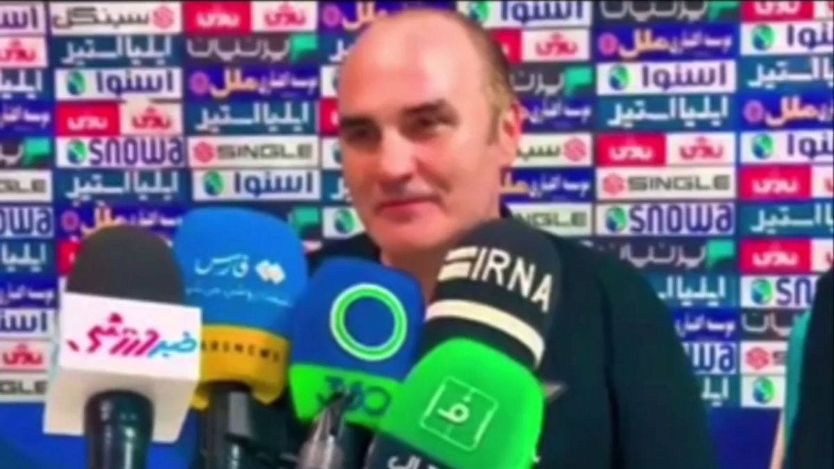 اختصاصی/ کنفرانس خبری سرمربی سایپا پس از پایان لیگ یک
