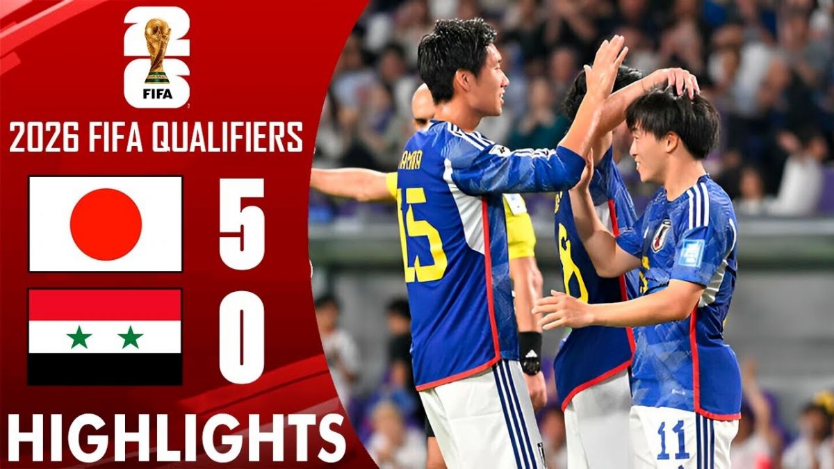 خلاصه بازی ژاپن 5-0 سوریه (مقدماتی جام جهانی 2026)