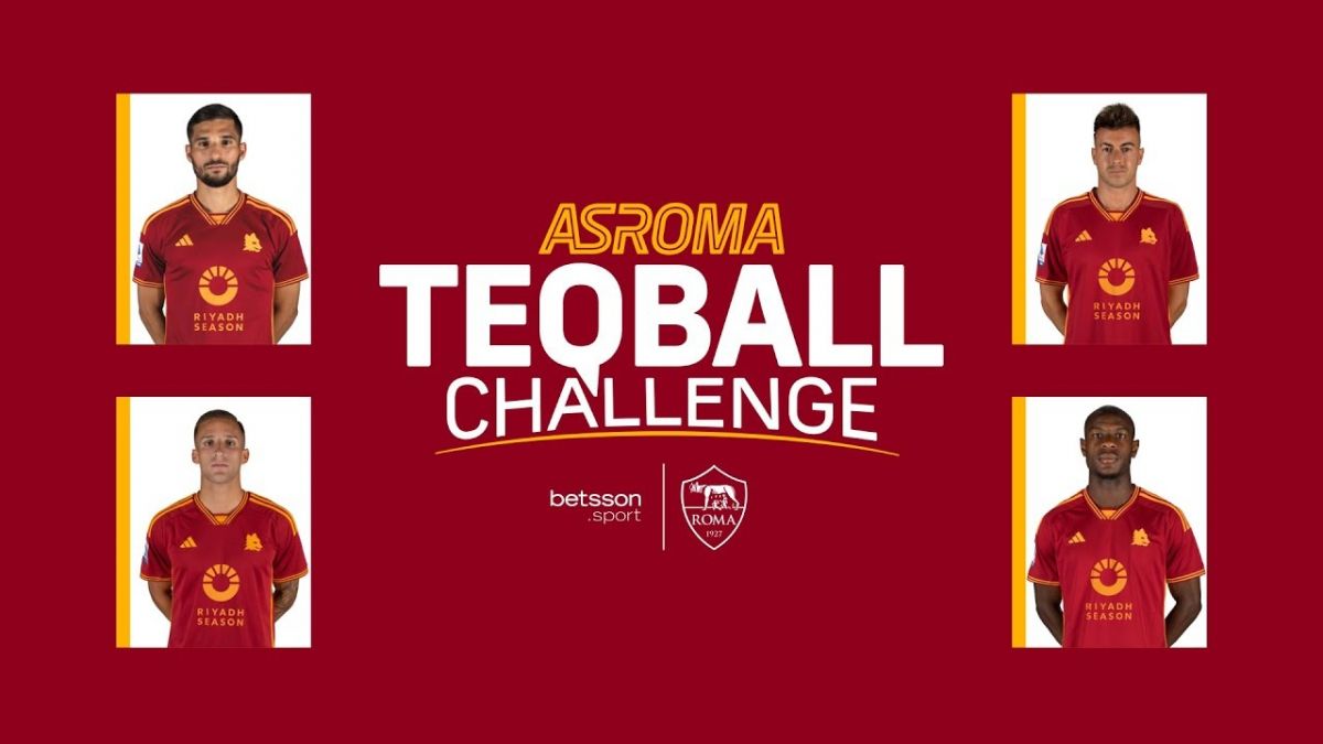 چالش جالب تک‌بال بازیکنان رم