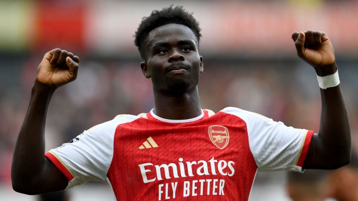 گل ها و پاس گل های ساکا برای آرسنال