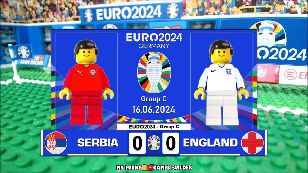 شبیه سازی گل بلینگام به صربستان با عروسک لگو