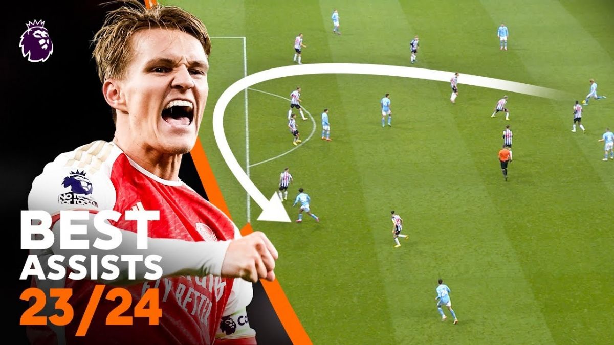 پاس گل های برتر لیگ انگلیس در فصل 2023/24