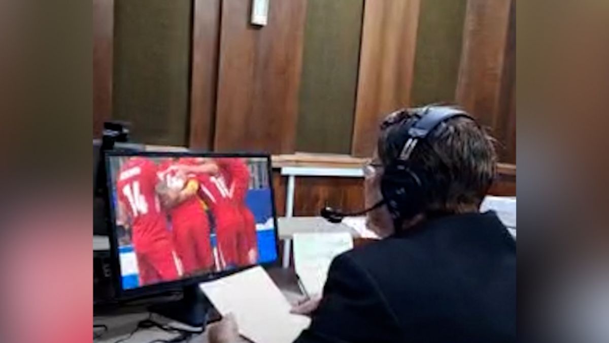 پشت صحنه گزارش سرهنگ علیفر در مسابقات یورو