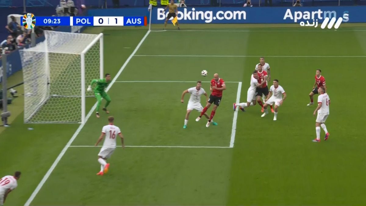 گل اول اتریش به لهستان (ترائونر)