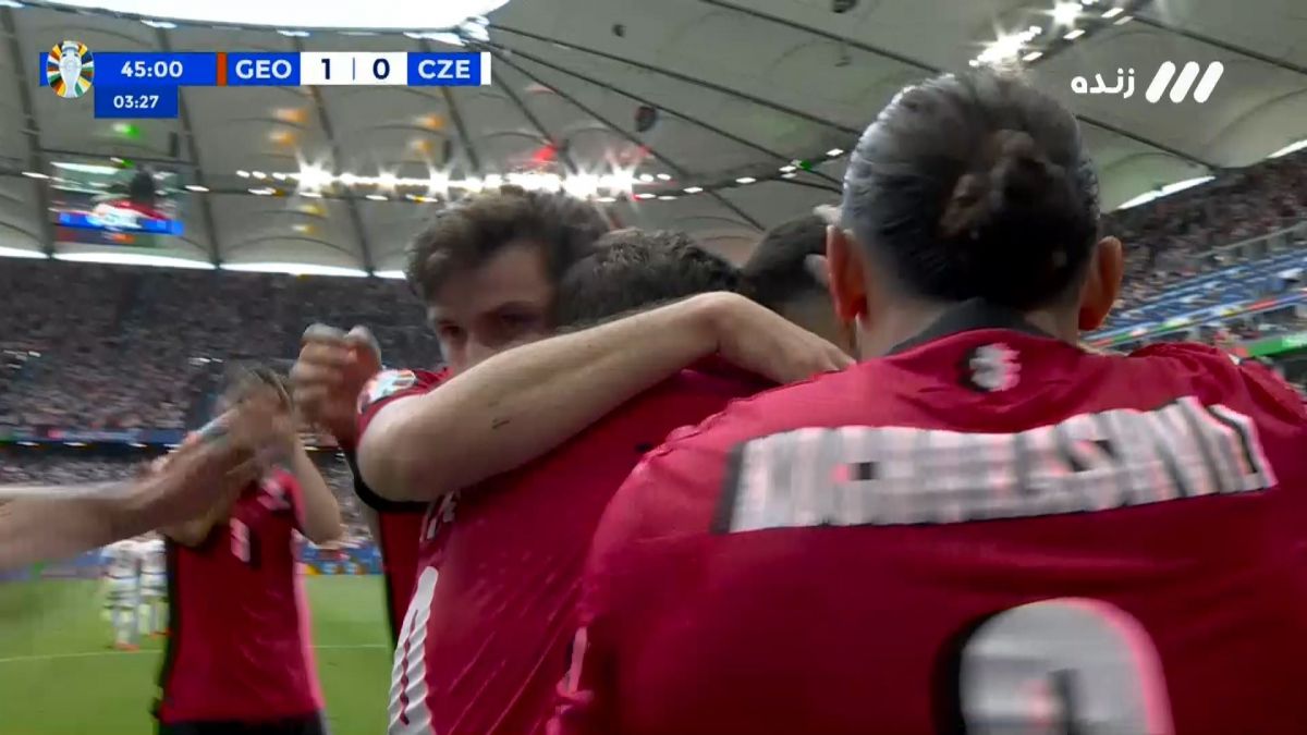 گل اول گرجستان به جمهوری چک (میکاتادزه)