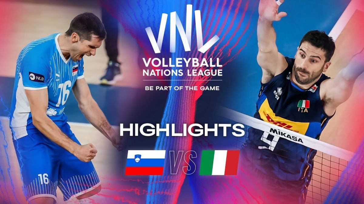 خلاصه بازی اسلوونی 3-0 ایتالیا (لیگ ملت های والیبال 2024)